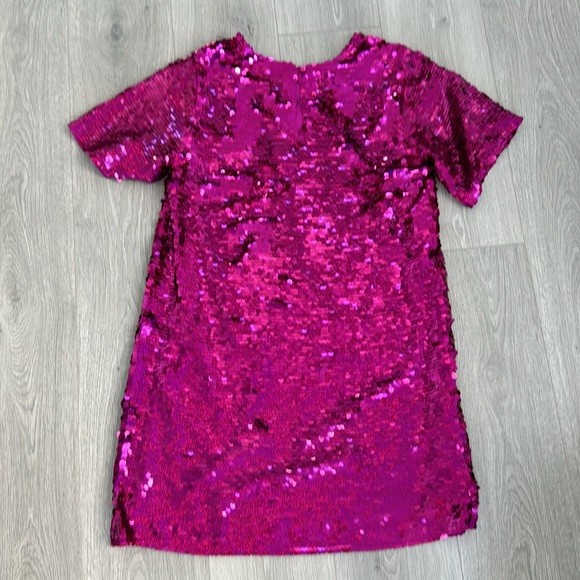 Anthropologie Verb pink sequin shift dress. - Picture 3 of 5